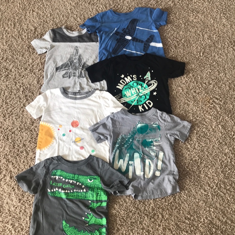 Bundle of 6 Boys 4T Graphic Ts